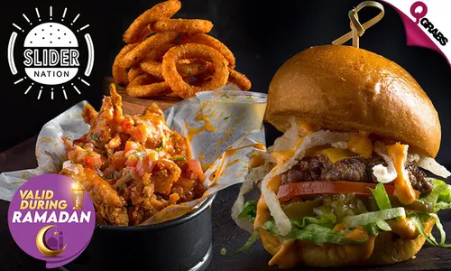 Yummy Burger Sliders, Sides, Fries & More!